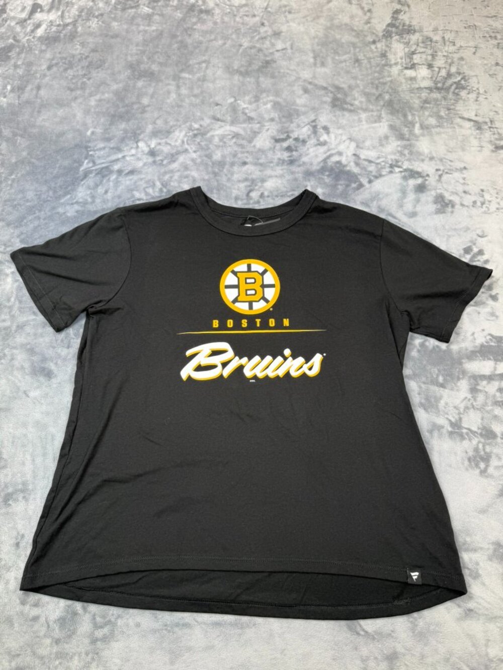 NHL Apparel Boston Bruins Kids Logo T Shirt Large Black